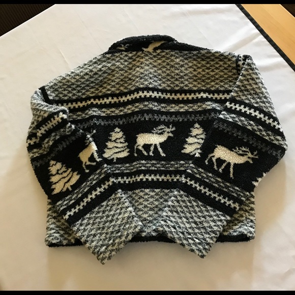 Winter Cropped Fleece Jacket by Palmetto’s Sz L - Picture 4 of 8